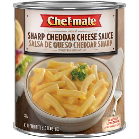 CHEF-MATE Chef-Mate Sharp Cheddar Cheese Sauce 106 oz., PK6 10050000050380